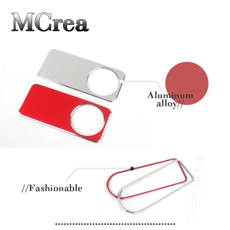 

MCrea Auto Car AMG For Mercedes W204 W218 W211 X204 Benz C E GLK GLS Stickers Class Glove Storage Box Button Covers Accessories