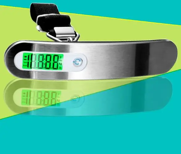 

304 Stainless Steel Hand-held Electronic Scale Express Scale Fishing Scale Hook Scale Travel Electronic