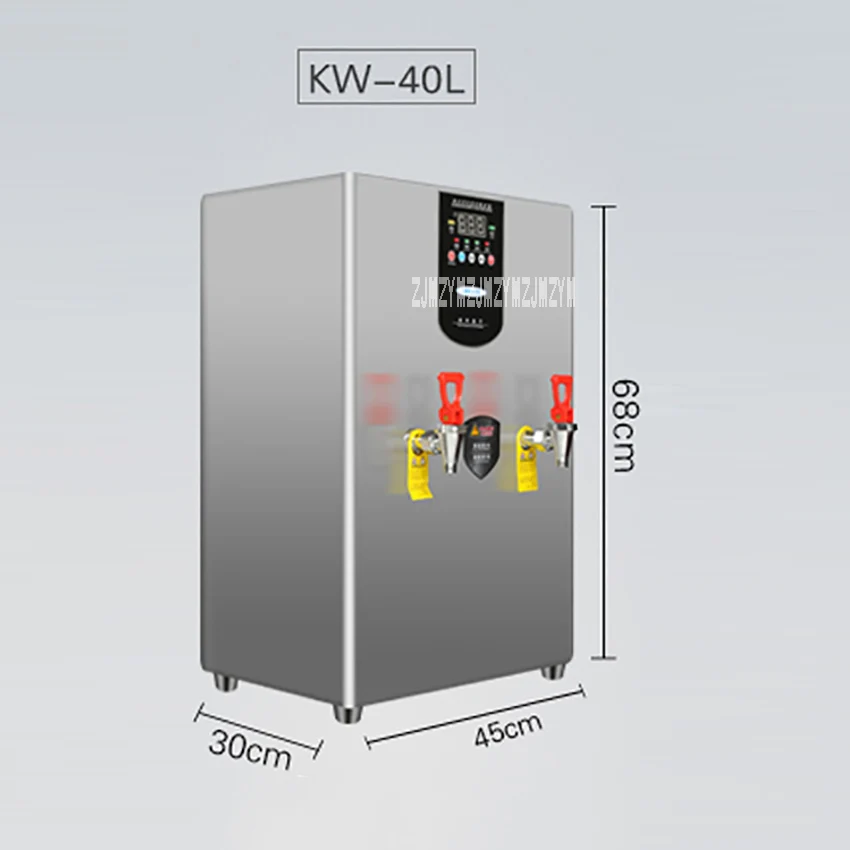 KW-40L автоматический бойлер для воды коммерческий из нержавеющей стали шаговый бойлер Электрический бойлер для питьевой воды 3000 W