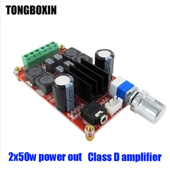 

TPA3116D2 DC 24V Class-D Stereo Amplifier Board 2x50W High Power 3.5mm Audio in DIY Amplificador