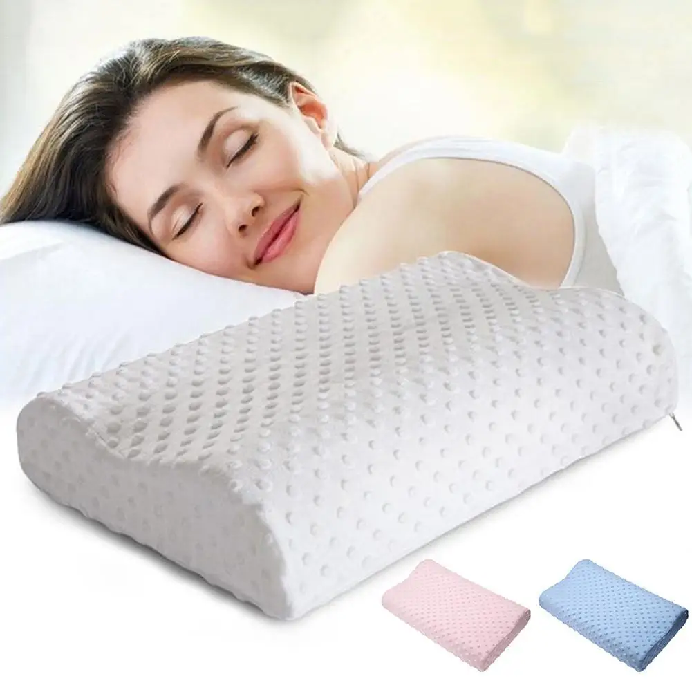 Memory Foam подушка 3 цвета Ортопедическая подушка латексная подушка для шеи волокно медленный отскок мягкая подушка Массажер для шейного здоровья