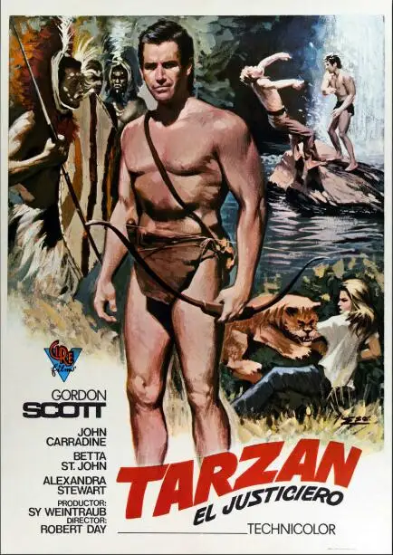 

Tarzan Vintage Movie SILK POSTER Decorative Wall painting 24x36inch