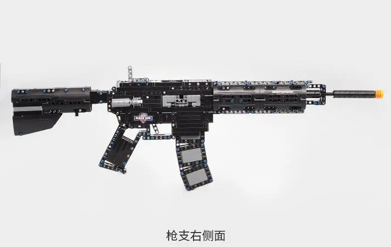 Игрушечное оружие страйкбол воздушные пистолеты и MP5 M4A1 пулемет игрушка 621 шт Строительный блок кирпич детская наружная игра CS Косплей модель