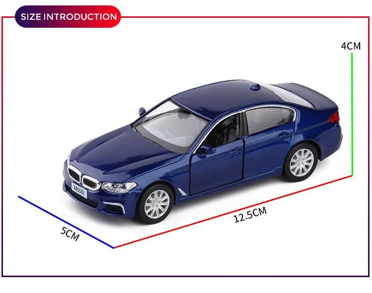 Высокая имитация RMZ City 1/36 M550i Diecasts модель игрушечного автомобиля из металлического классического сплава Модель автомобиля отличные игрушки для детей Подарки