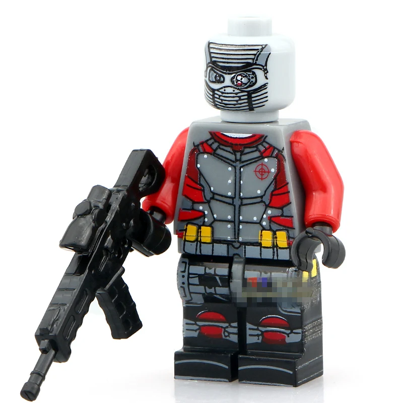 SingleSale Deadshot Floyd Lawton отряд самоубийц супергерои Бэтмен Джокер миньфиг сборные