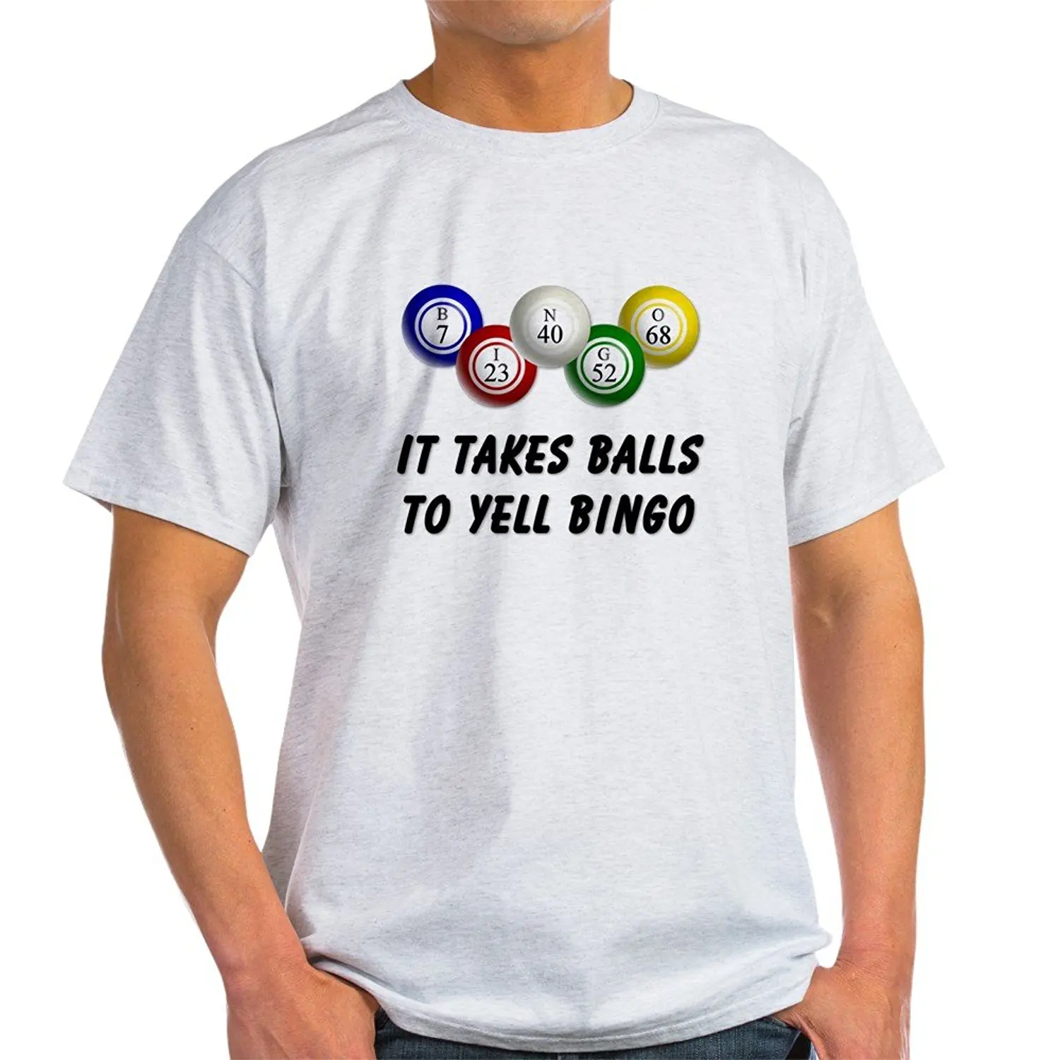 Balls to Bingo Light T Shirt 100 Cotton T Shirtin TShirts from Men's