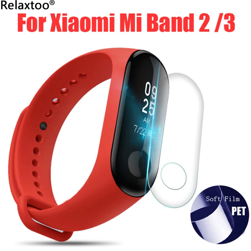 

5PCS Full Cover Soft Film For Xiaomi Band 3 Screen Protector Case For Xaomi Mi Band 3 2 band3 Smart Wristband Protective Film
