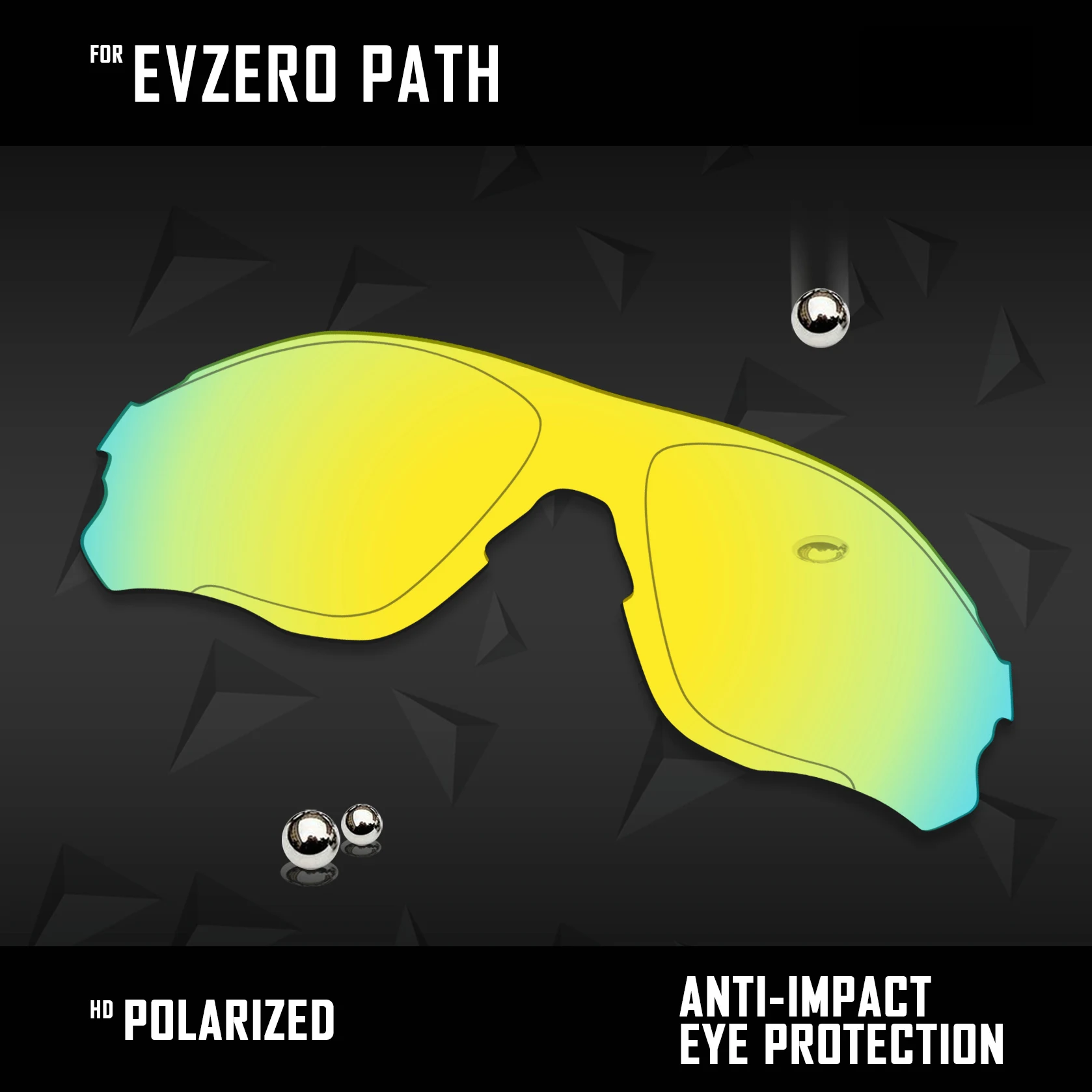 OOWLIT Объективы запасные части для высококачественные солнцезащитные очки Oakley EVZero Path солнцезащитные очки поляризованные очки-разноцветный