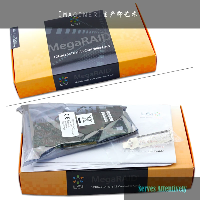 

LSI00407 LSI megaraid 9341-8i SGL 12Gb/s 8-Port PCIe RAID Controller, Retail,3 Yrs Warranty