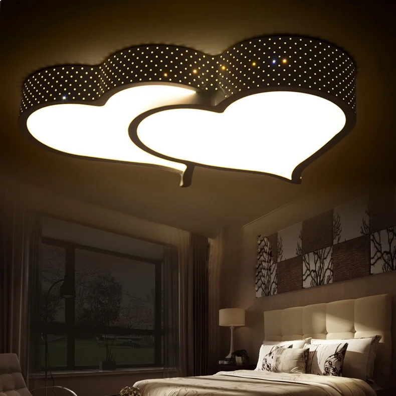 Harnas Werkgever lettergreep Creative hartvormige plafondlamp romantische slaapkamer lichten trouwzaal  lamp studeerkamer kinderen plafondlamp 110 240 V|children ceiling lamp|ceiling  lamproom lamp - AliExpress