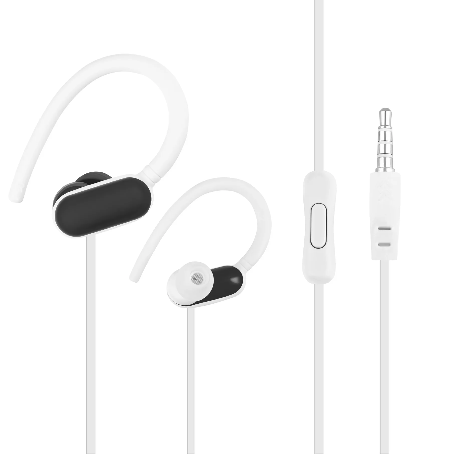 New Sale Sport Ear Hook Headphones Earphone Super Bass Stereo Headset With Microphone Comfortable to Wears Running for Phones