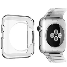 POMER Smart watch case transparent ultra thin soft TPU gel clear protective cover for Apple Watch Series 1 2 Protective Skin
