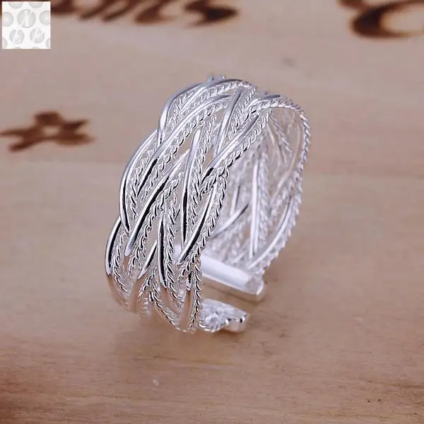 R023 посеребренные ювелирные изделия Горячая дизайн палец кольцо для леди