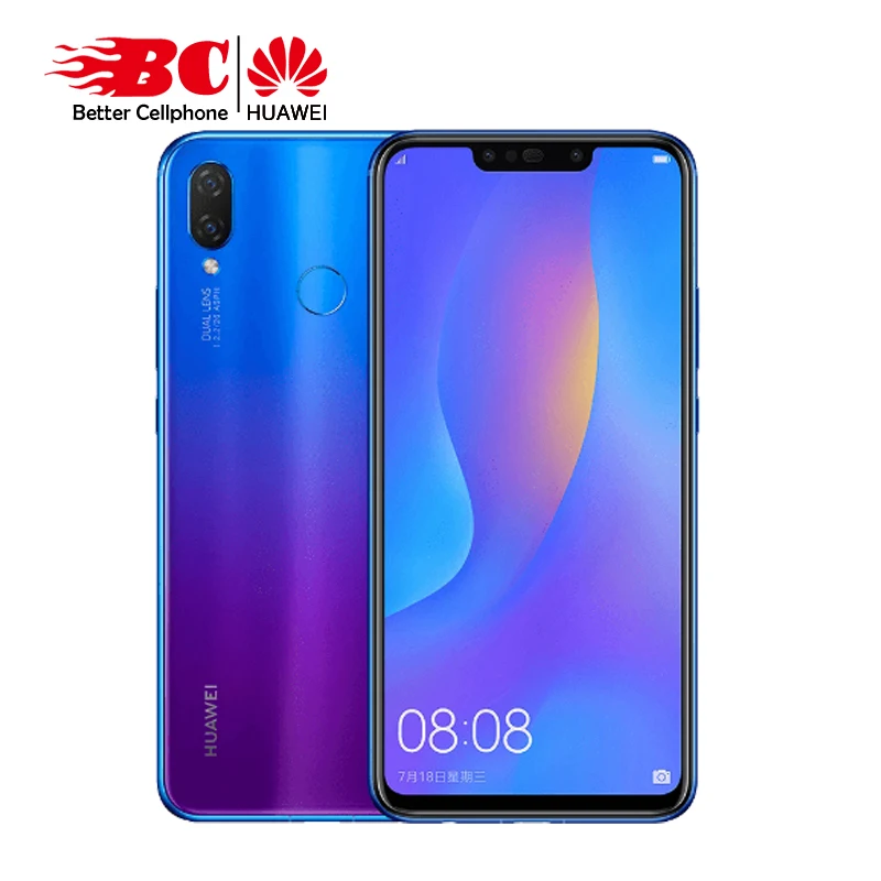 Оригинальный смартфон huawei Nova 3i 4GB + 128GB LTE 6 3 дюймов Kirin 710 четыре ядра 24MP 2340x1080 P 3340
