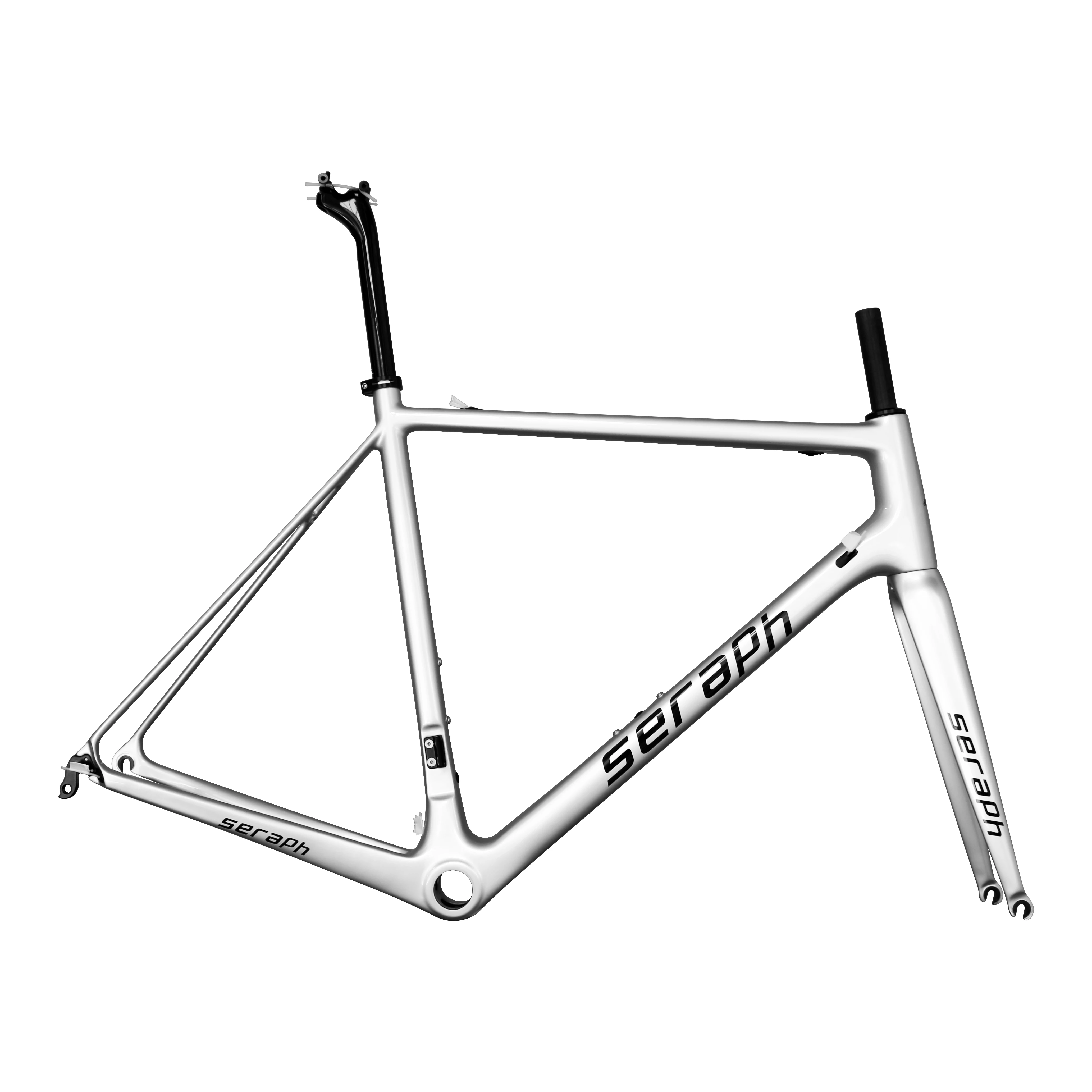 DI2 series road bike carbon frame frame, wholesale T1000 ultra- light frame.Accept cutom painted bicycle FM066