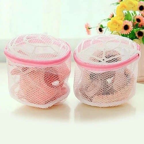 New 1pc Washing Home Use Mesh Clothing Underwear Organizer Washing Bag Useful Lingerie Mesh Net Bra Wash Bag zipper Laundry Bag