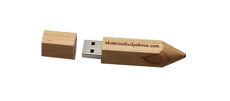 JASTER креативный деревянный карандаш флеш-диск USB 2,0 pendrive 4 Гб 64 ГБ 16 ГБ 32 ГБ 64 Гб ручка memory stick свадебный подарок