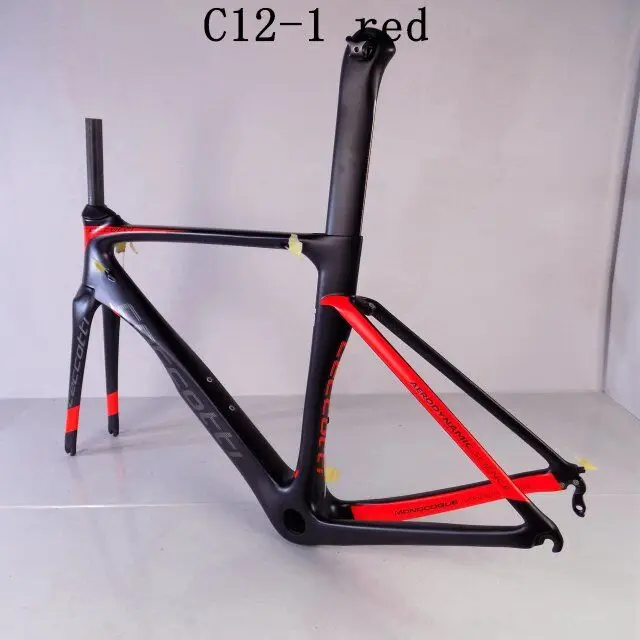 Ceccotti carbon road frame carbon fiber T1000 carbon bike frame BSA/BB30/PF30 Bottom Bracket weave UD Di2&Mechanical framesets