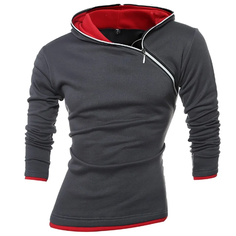 Горячее предложение Новая мода мужской тонкий повседневный мужской свитер куртка зимнее пальто свитер 5 цветов мужские пуловеры XXXL - Цвет: Dark gray
