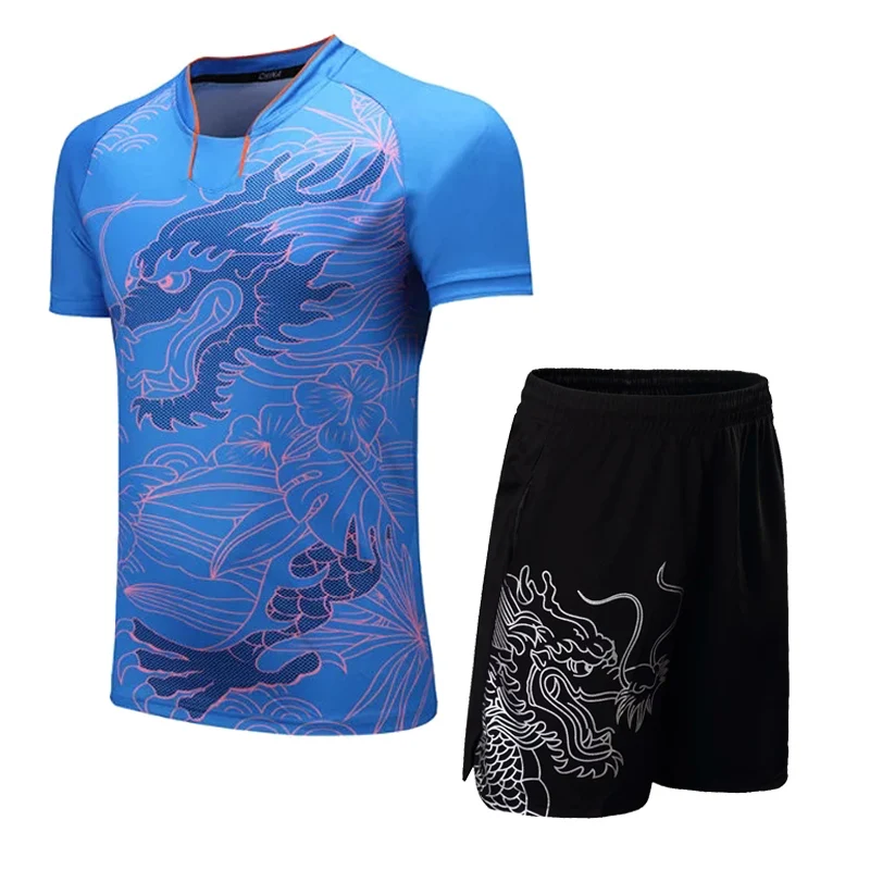 Women Tennis Set Men Badminton Table Tennis Shirt Shorts Breathable Sport Clothes,sports set,table tennis clothing