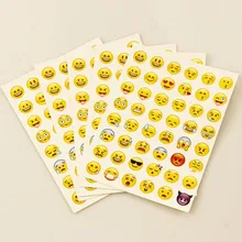 10Pcs Sticker 480 Classic Emoji Smile Face Stickers for Notebook Albums Message Twitter Large Viny Instagram Classical Toy LZ082