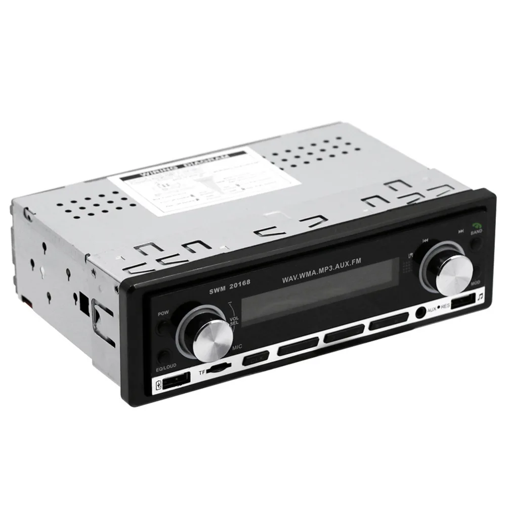 Автомагнитола с Bluetooth FM радио Aux входом приемником аудио SDTF USB 12 В 1 din