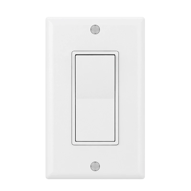 

American Button Switches Wifi Smart Wall Light Switch Dimmer Mobile App Remote Control No Hub Required Works With Amazon Alexa