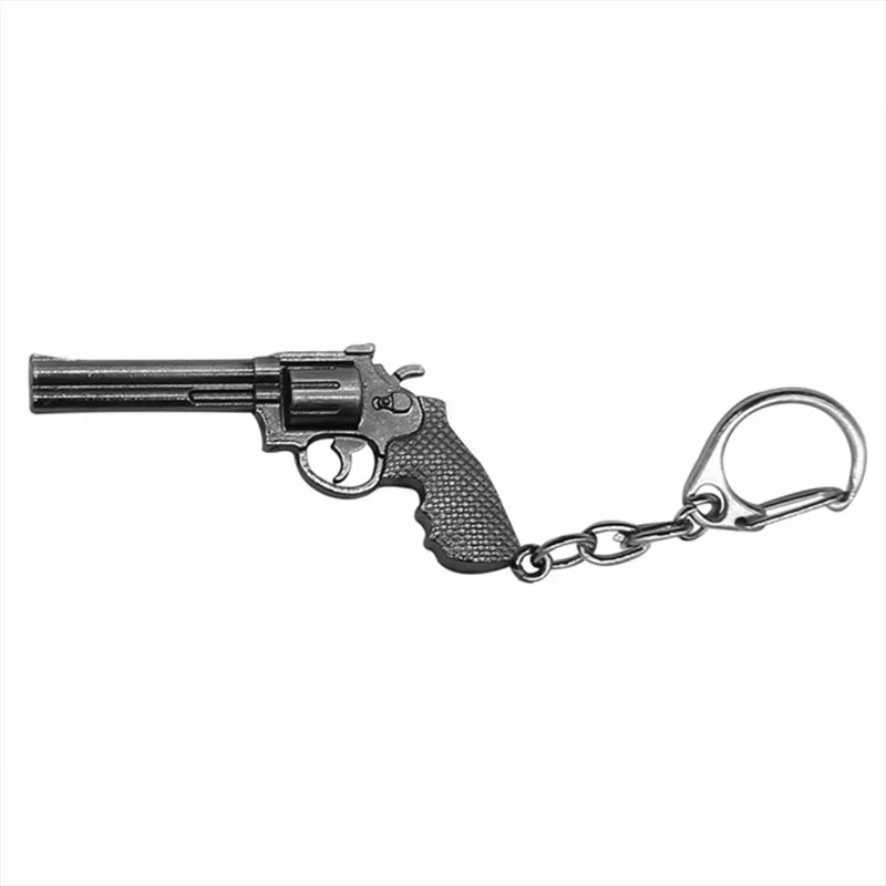 

2019 Hot Game 3D Imitation Gun Keychains Key Rings Cool Men Pistol Weapon Guns Keychains Key Chain For Car Men Airsoft Jewelry