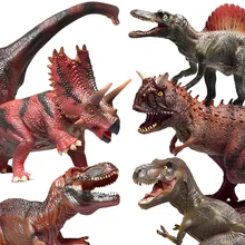 DODOELEPHANE Soft TPR Dinosaur Toy for Jurassic Action Figure Tyrannosaurus Dragon Dinosaur Animal Collection Model Toys For Boy