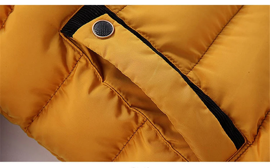 Зимние Лоскутные мужские парки, флисовое пальто, приталенные куртки, Повседневная мода, зимняя парка, уличная одежда для мужчин желтого и серого цвета S172