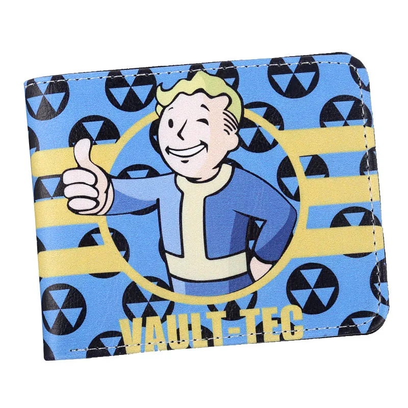 Новое поступление, игровой кошелек Fallout vaddle Boy, двойной кошелек, аксессуар для костюма, классный дизайн, мультяшный кошелек - Цвет: F4-01