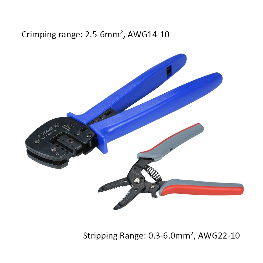MC4-LY2546B Multi-tool Crimping Tool Kit Crimper Cutter Stripper Plier Set for Terminal Crimping Pliers Electrician Tools Set