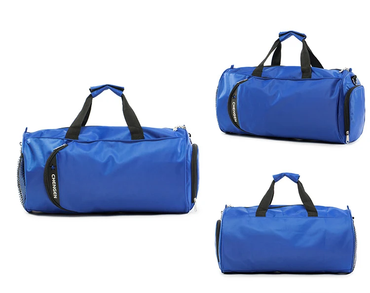 Вместительные сумки на плечо для женщин и мужчин, многофункциональные портативные спортивные сумки для путешествий, тренажерного зала, фитнеса, тренировочные туфли, баскетбольная сумка - Цвет: blue small