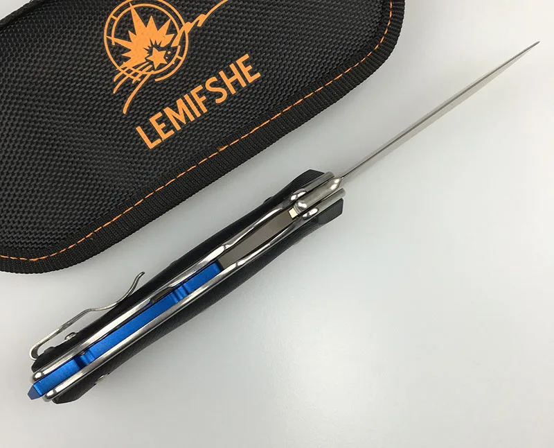 LEMIFSHE 1502 D2 лезвие G10+ стальная ручка Флиппер Складной нож Открытый Отдых Охота выживания карманные Фруктовые Ножи EDC инструменты