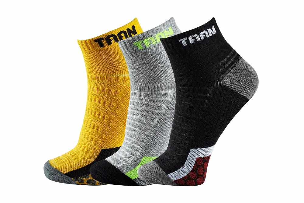 1 пара ТААН мужские спортивные носки средняя сторона бадминтон теннис хлопковые носки T-356