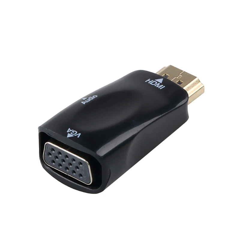 Kebidu HD 1080P Mini Female HDMI To Female VGA адаптер конвертер кабель HDMI to VGA адаптер с аудио кабелем для портативных ПК