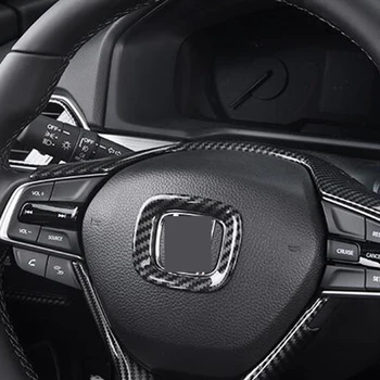

For Honda Accord 10th 2018 2019 ABS Chrome Car Middle Steering wheel Button frame Accessories car styling