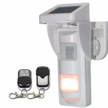 433 МГц Солнечная вспышка солнечной энергии PIR детектор датчик 2 в 1 пульт дистанционного управления Сигнализация Аксессуары работает с сигнализация kerui