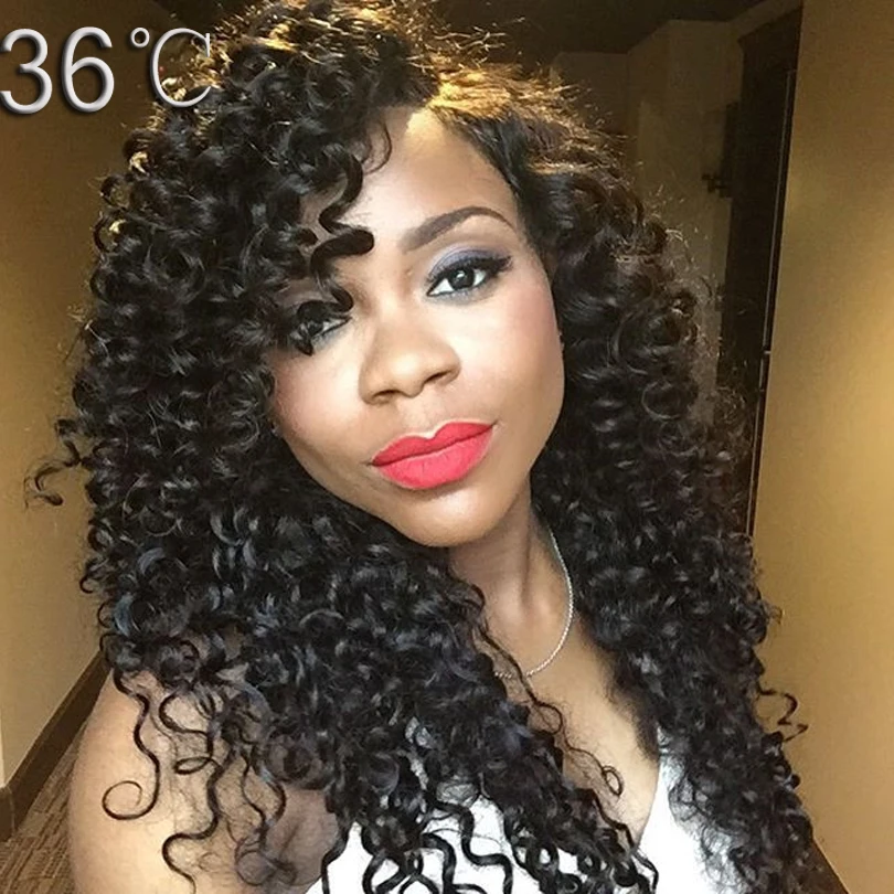 Brazilian Lace Front wig Curly Human Hair Kinky Curly Full Lace Wig