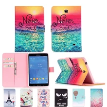 Роскошные " Цветок планшеты из искусственной кожи подставка чехол для планшета чехол для samsung Galaxy Tab 4 Tab4 7,0 T230 T231 T235 SM-T230 SM-T231# E