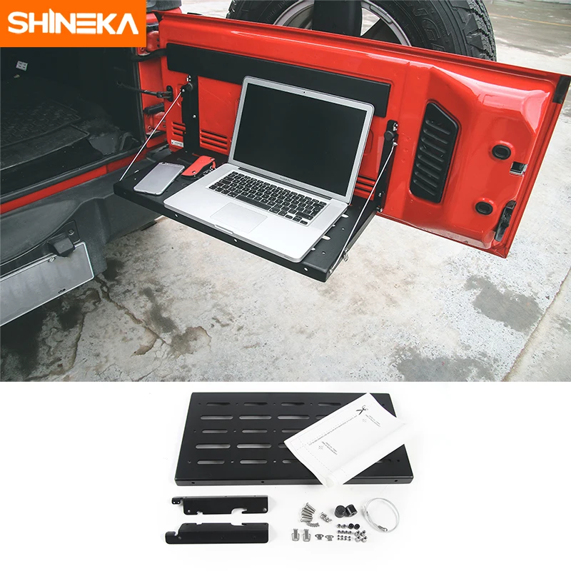 Металлическая Гибкая подставка SHINEKA для задней двери багажника груза багажа Jeep