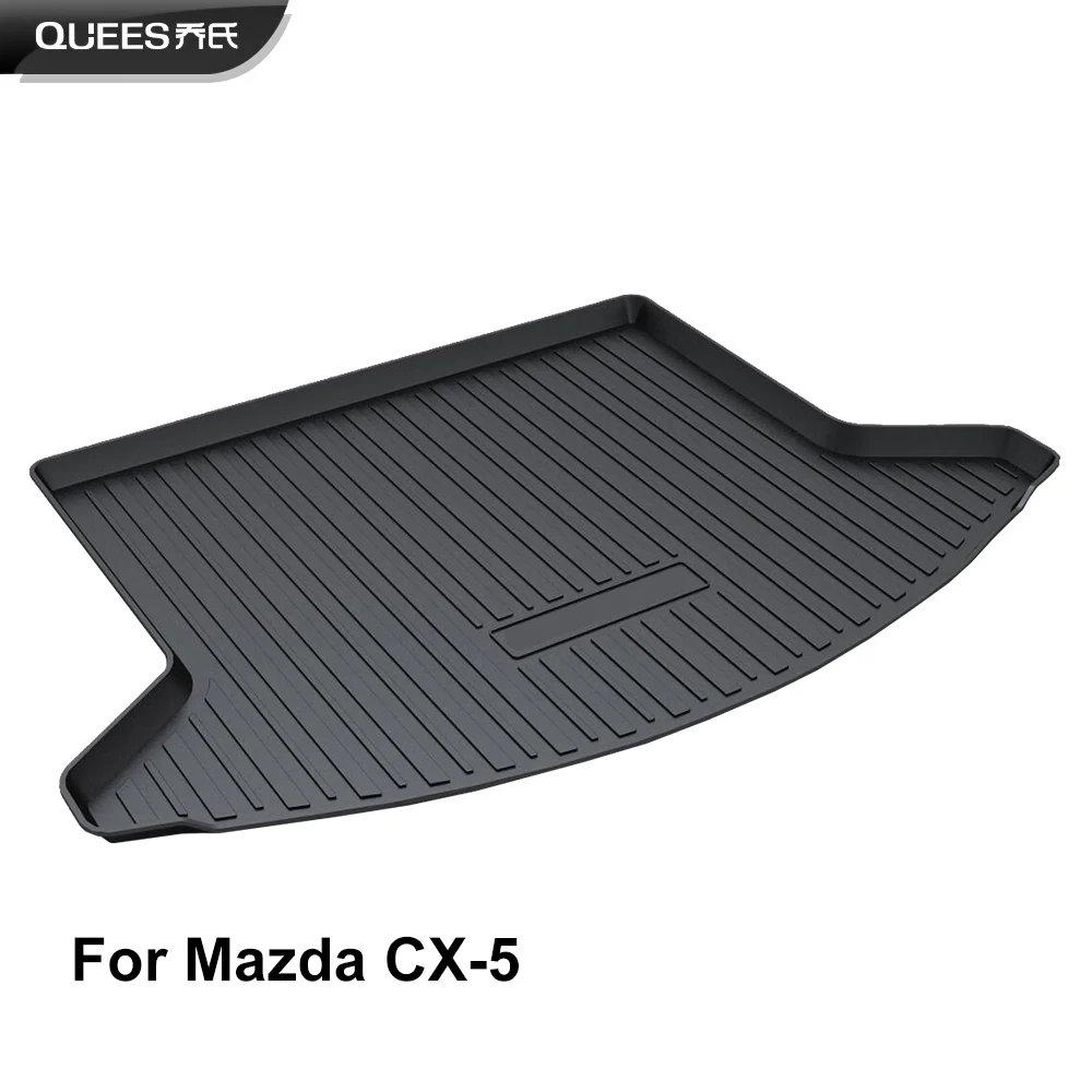 

QUEES Custom Fit Cargo Liner Boot Tray Trunk Floor Mat for Mazda CX-5 CX5 KE KF 2012 2013 2014 2015 2016 2017 2018 2019
