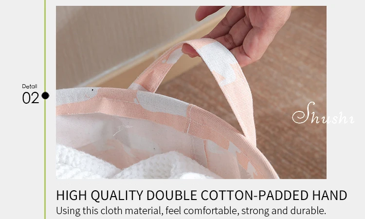 Cotton laundry hamper (18)