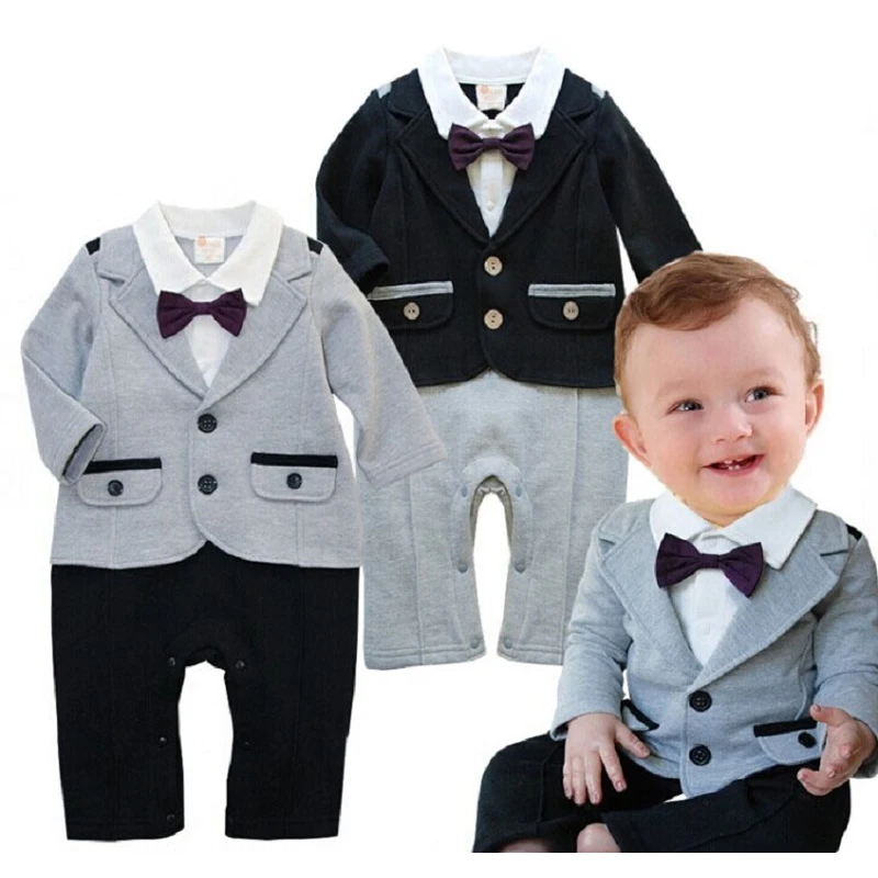 NewBorn Baby Boy Rompers for Spring Autumn Bebes Casual Long Sleeve ...