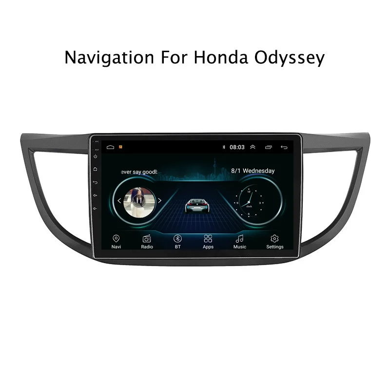 Best 10.1" 2.5D IPS Android 8.1 Car DVD GPS Player For Honda Odyssey 2015 2016 2017 2018 Car Radio Stereo Head Unit with Navigation 1