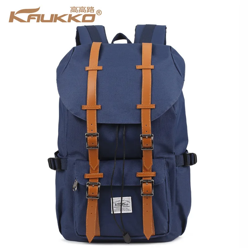 KAUKKO холщовые рюкзаки Sac Homme Femme женская сумка для ноутбука Mochila черные водонепроницаемые школьные сумки рюкзак в виде Крипера