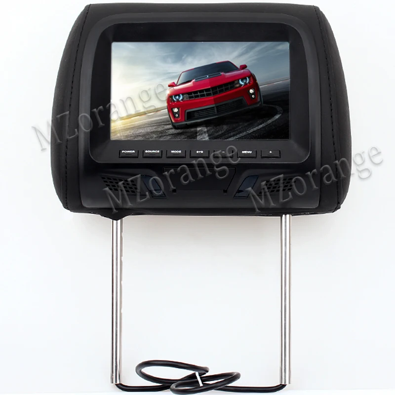 

7 inch car monitor headrest monitor lcd color monitor display automobile head pillow styling player Brand Wholesale Price
