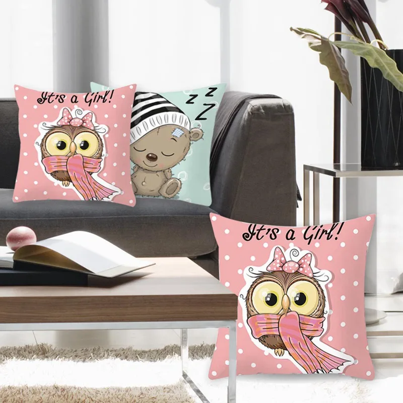 لطيف الكرتون البومة الحيوان طباعة كيس وسادة غرفة المنزل كنبة مكتب سيارة وسادة الزخرفية يغطي جميل البومة رمي كيس وسادة لطيف الكرتون البومة الحيوان طباعة كيس وسادة غرفة المنزل كنبة مكتب سيارة وسادة الزخرفية يغطي جميل البومة رمي كيس وسادة