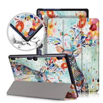 

Tab 2 A10-70 Case Colorful Print Leather Cover for Lenovo Tab 2 A10-30 X30F X30L Tablet 10.1 inch Case tb2-x30l x30 X103F