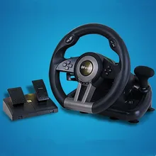 Game accessory Lima shida second generation pxn-v3ii simulation automobile race vibration computer game steering wheel